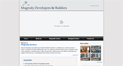 Desktop Screenshot of mugrodyconstructions.com